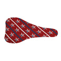 USA Patriotic Star Pattern Print Bicycle Seat Cover