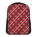 USA Patriotic Star Pattern Print Casual Backpack