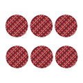 USA Patriotic Star Pattern Print Coaster Set