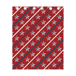 USA Patriotic Star Pattern Print Curtain