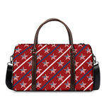 USA Patriotic Star Pattern Print Duffle Bag