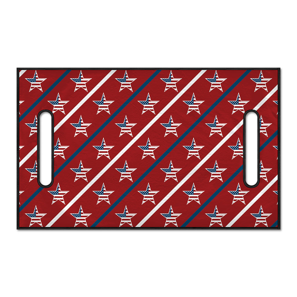 USA Patriotic Star Pattern Print Golf Cart Seat Cover
