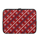 USA Patriotic Star Pattern Print Laptop Sleeve
