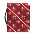 USA Patriotic Star Pattern Print Leather Bible Cover