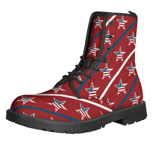 USA Patriotic Star Pattern Print Backpack