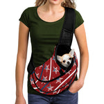 USA Patriotic Star Pattern Print Pet Sling Carrier