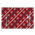 USA Patriotic Star Pattern Print Placemat