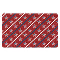 USA Patriotic Star Pattern Print Polyester Doormat