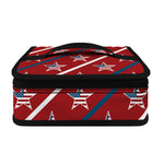 USA Patriotic Star Pattern Print Small Lunch Bag
