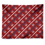 USA Patriotic Star Pattern Print Tapestry