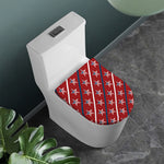 USA Patriotic Star Pattern Print Toilet Lid Cover