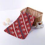 USA Patriotic Star Pattern Print Towel