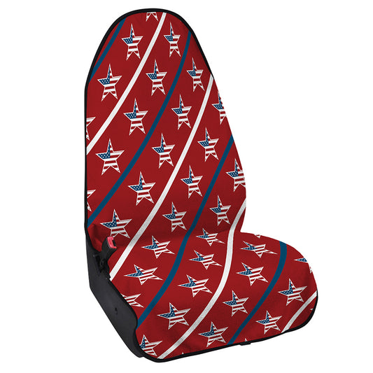 USA Patriotic Star Pattern Print Waterproof Car Seat Cover