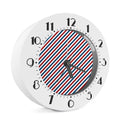 USA Patriotic Striped Pattern Print Alarm Clock