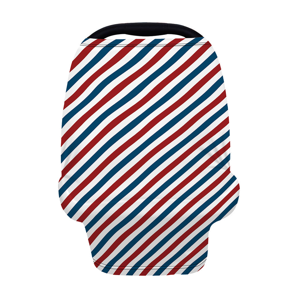 USA Patriotic Striped Pattern Print Baby Seat Cover
