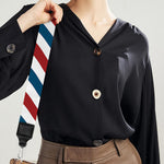 USA Patriotic Striped Pattern Print Bag Strap