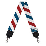 USA Patriotic Striped Pattern Print Bag Strap