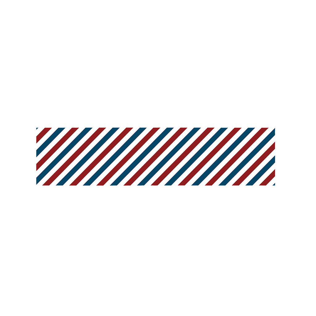 USA Patriotic Striped Pattern Print Bed Runner