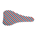USA Patriotic Striped Pattern Print Bicycle Seat Cover