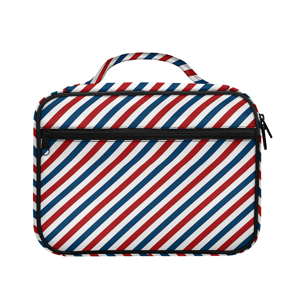 USA Patriotic Striped Pattern Print Briefcase Bible Bag