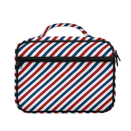 USA Patriotic Striped Pattern Print Briefcase Bible Bag