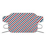 USA Patriotic Striped Pattern Print Car Windshield Snow Cover