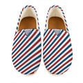 USA Patriotic Striped Pattern Print Casual Shoes