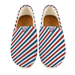 USA Patriotic Striped Pattern Print Casual Shoes