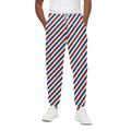 USA Patriotic Striped Pattern Print Cotton Sweatpants