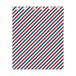 USA Patriotic Striped Pattern Print Curtain