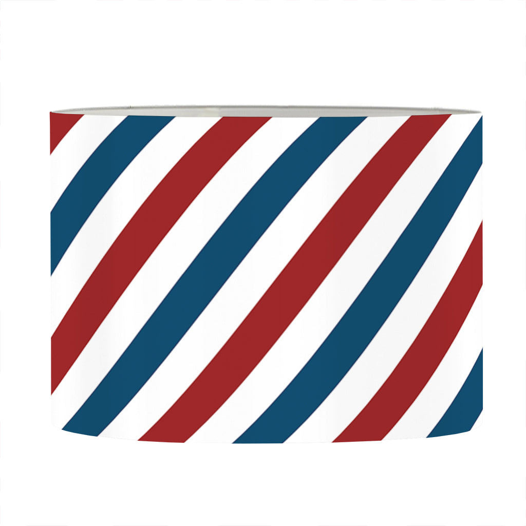 USA Patriotic Striped Pattern Print Drum Lamp Shade