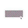 USA Patriotic Striped Pattern Print Extended Mouse Pad