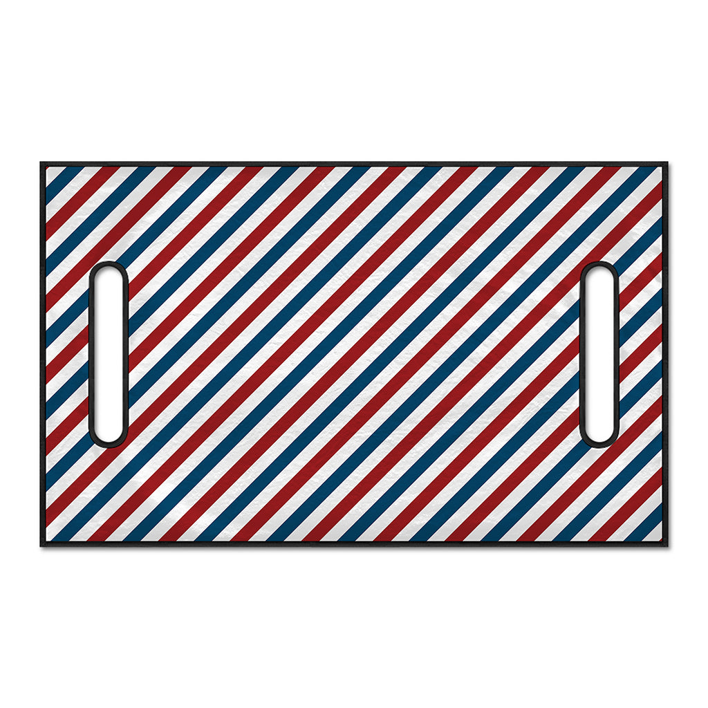 USA Patriotic Striped Pattern Print Golf Cart Seat Cover