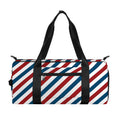 USA Patriotic Striped Pattern Print Gym Bag