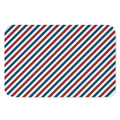 USA Patriotic Striped Pattern Print Indoor Door Mat