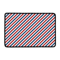 USA Patriotic Striped Pattern Print Kitchen Mat