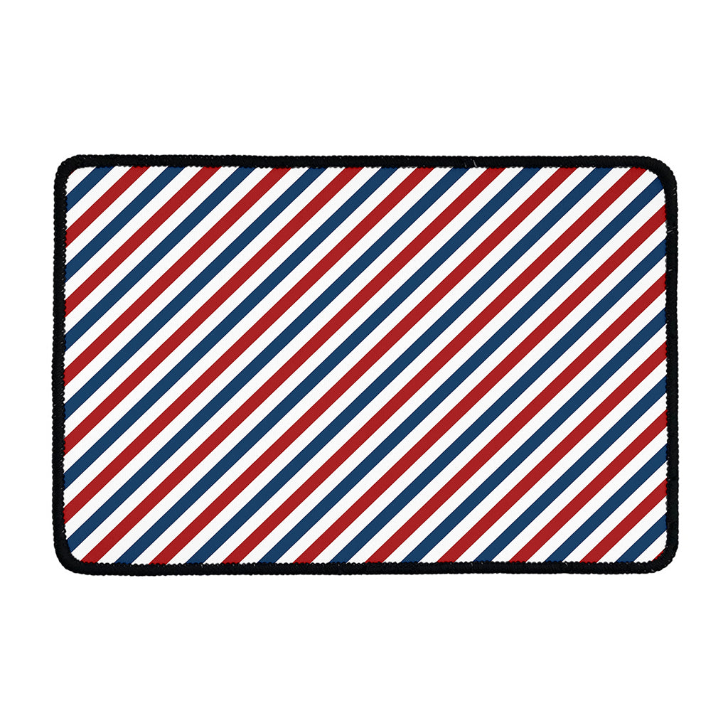 USA Patriotic Striped Pattern Print Kitchen Mat
