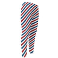 USA Patriotic Striped Pattern Print Men's Compression Pants