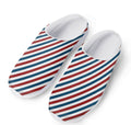 USA Patriotic Striped Pattern Print Mesh Casual Shoes