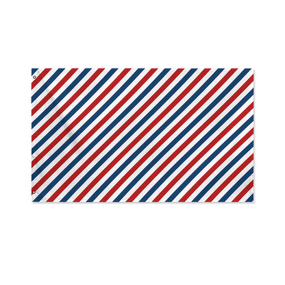 USA Patriotic Striped Pattern Print Polyester Flag