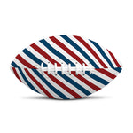 USA Patriotic Striped Pattern Print Rugby Ball