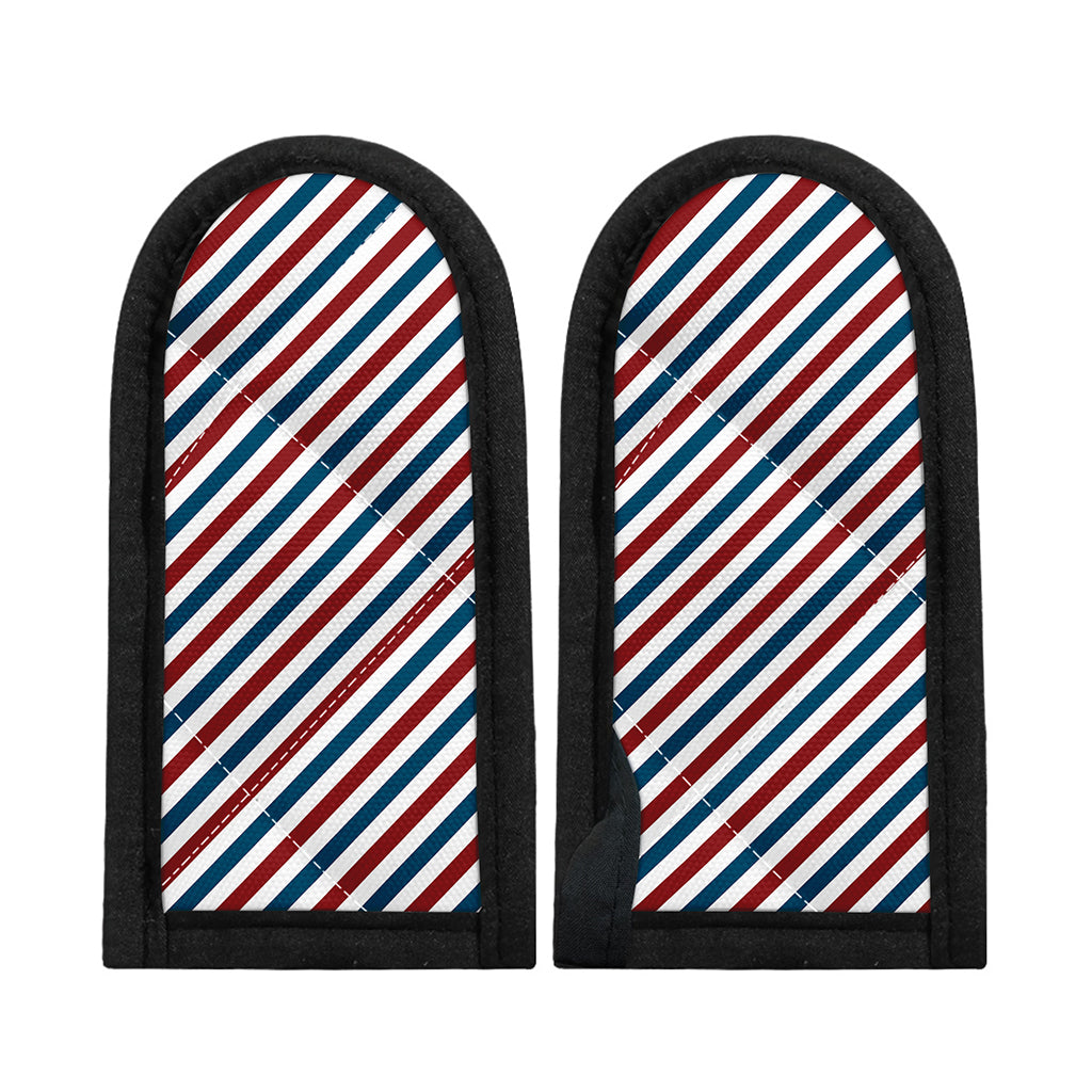 USA Patriotic Striped Pattern Print Skillet Handle Cover