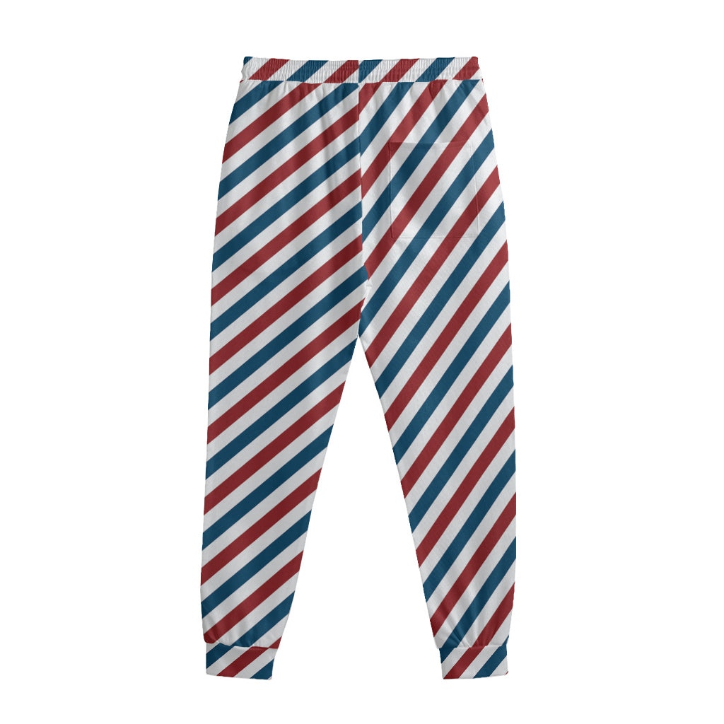 USA Patriotic Striped Pattern Print Sweatpants