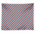 USA Patriotic Striped Pattern Print Tapestry