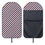 USA Patriotic Striped Pattern Print Waterproof Car Seat Cover