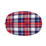 USA Plaid Pattern Print Car Side Mirror Covers