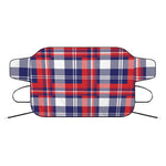 USA Plaid Pattern Print Car Windshield Snow Cover