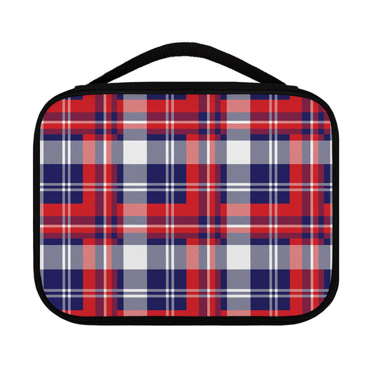 USA Plaid Pattern Print Classic Bible Case