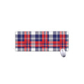 USA Plaid Pattern Print Extended Mouse Pad