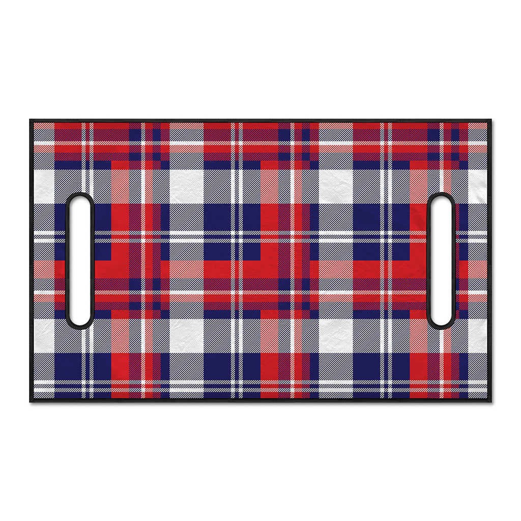 USA Plaid Pattern Print Golf Cart Seat Cover